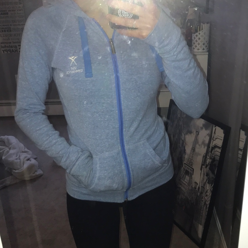 USA Gymnastics zip-up sweatshirt